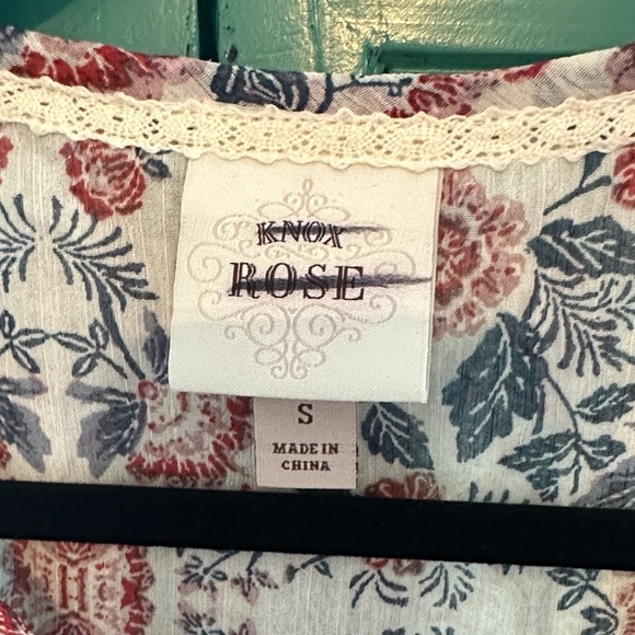 Knox Rose Floral Blouse - Pink and Navy - Picture 2 of 7